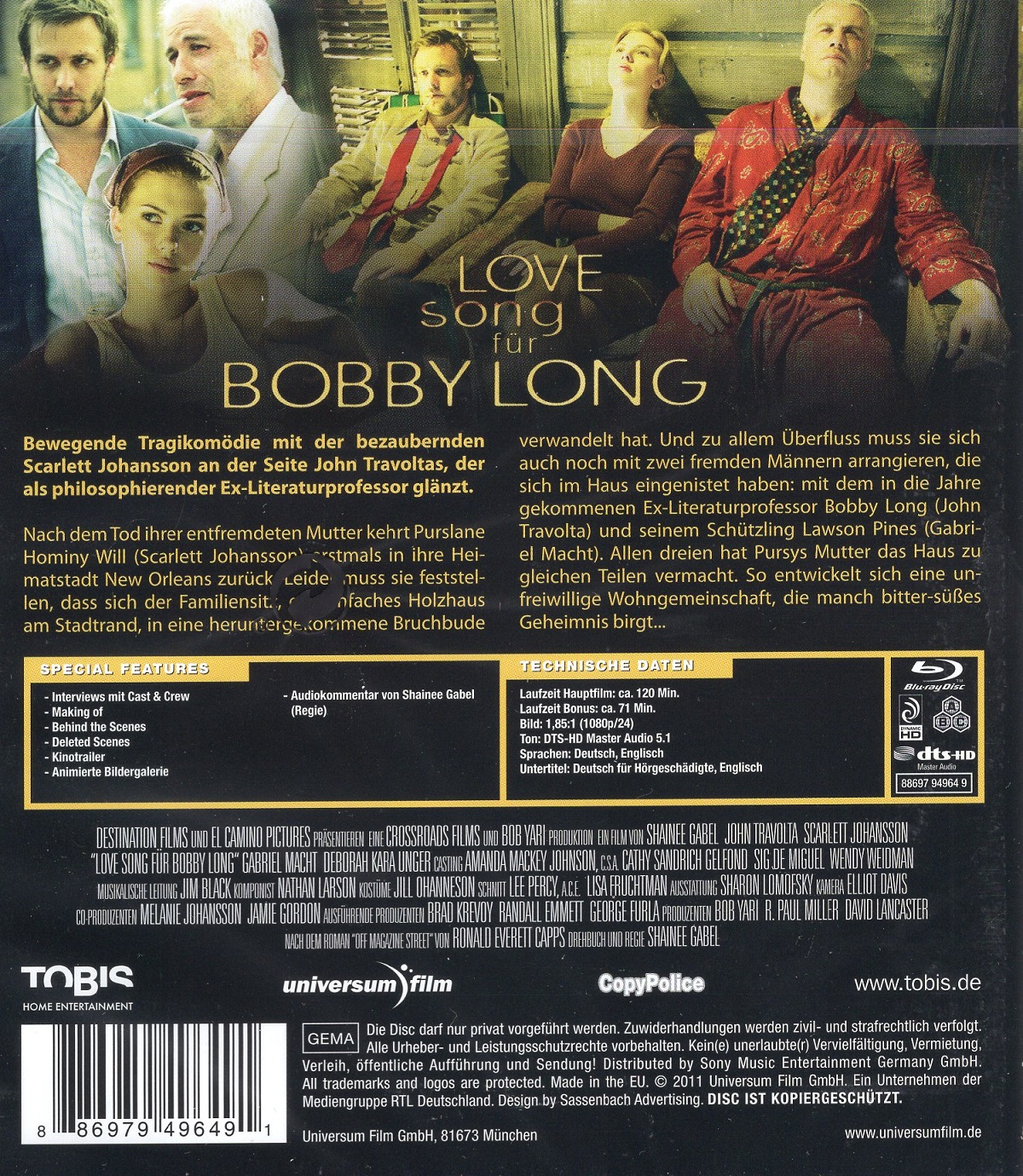 Love Song For Bobby Long (ej svensk text) (Blu-ray) - 2