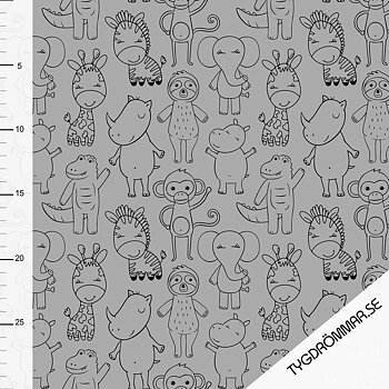 ANIMALS - GRAY MELANGE 