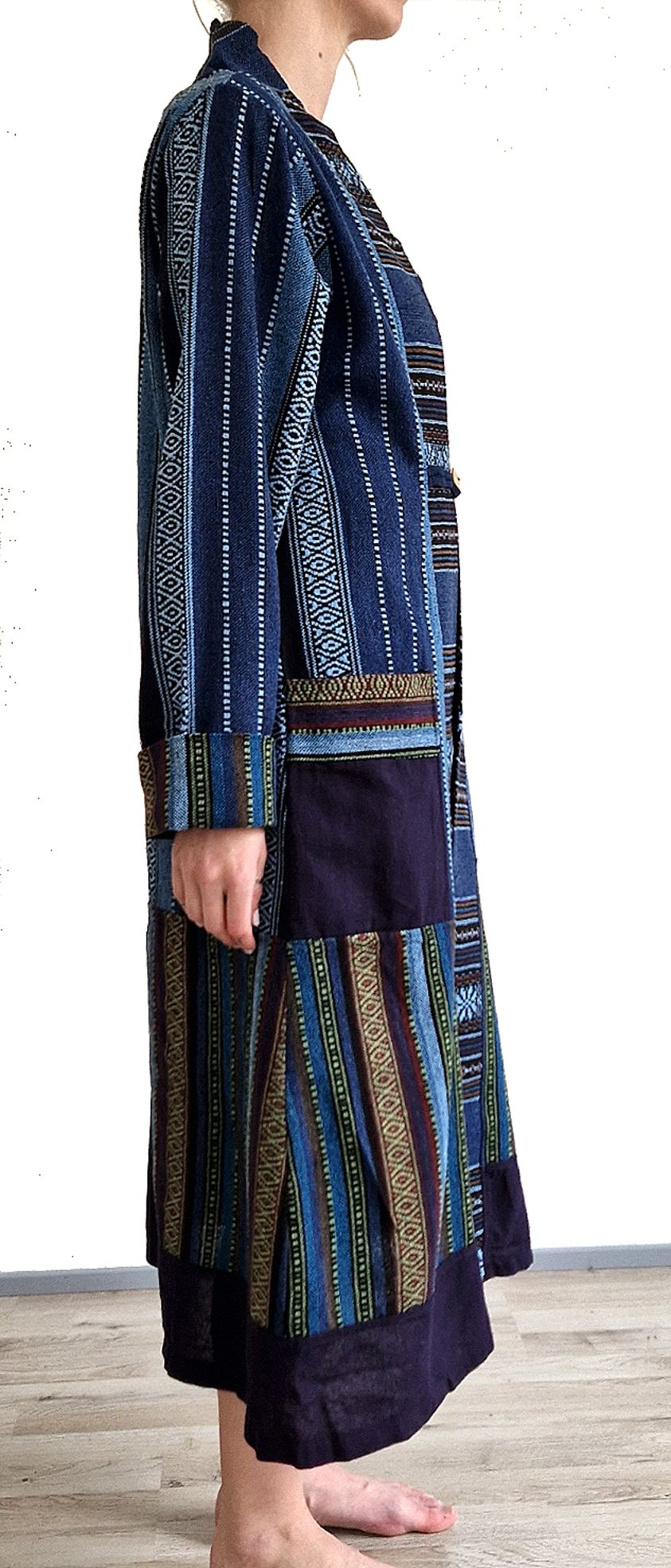 Kaftan i mönstrad bomull - 6