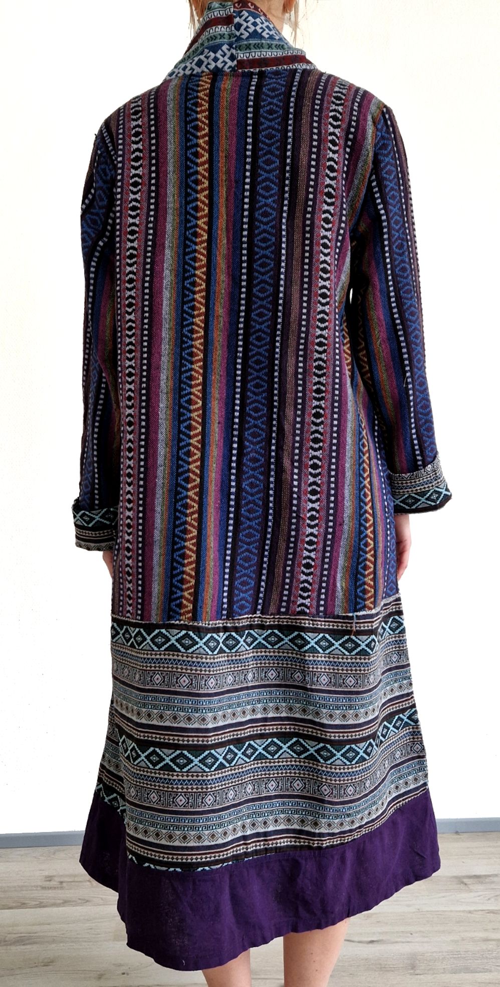 Kaftan i mönstrad bomull - 9
