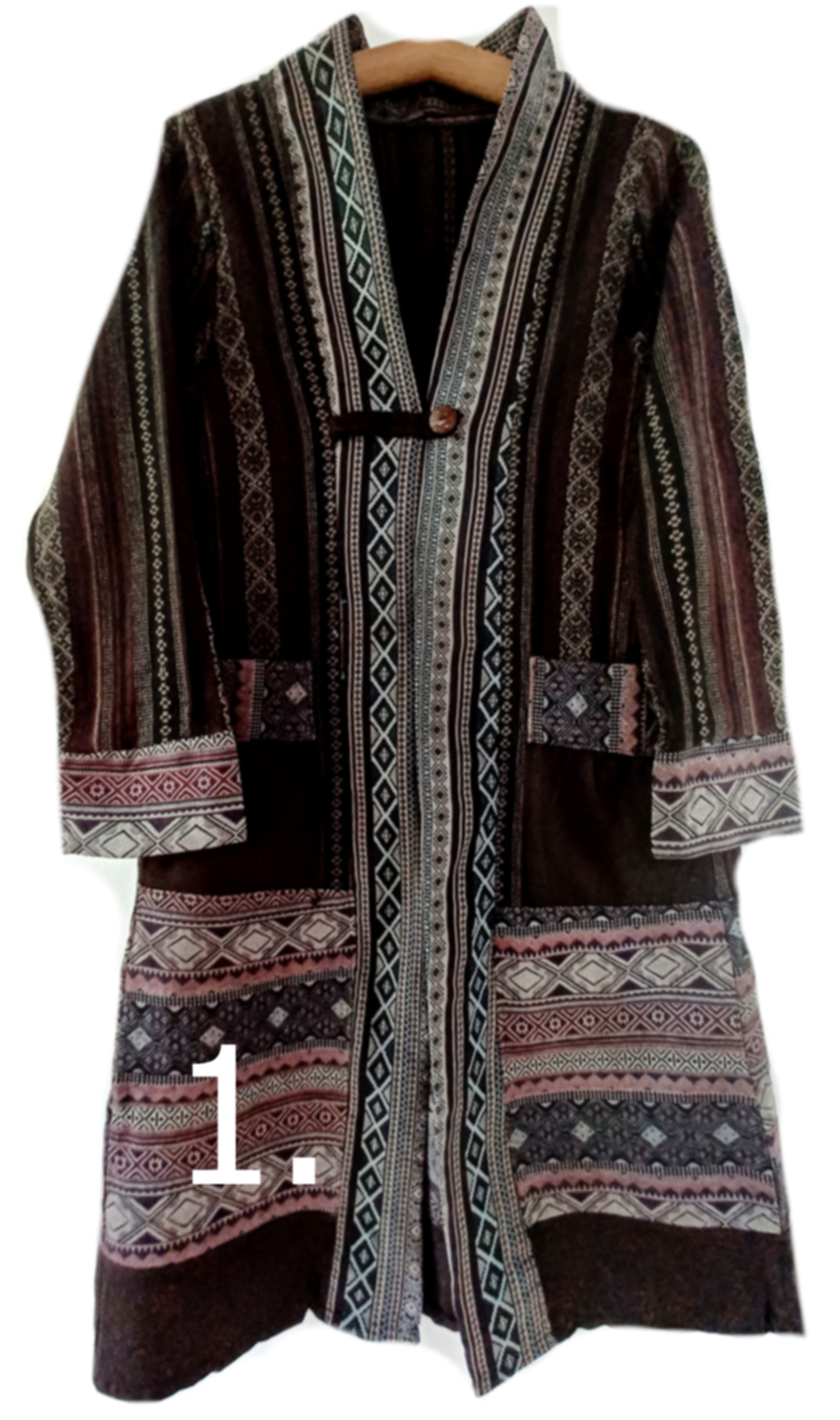 Kaftan i mönstrad bomull - 12