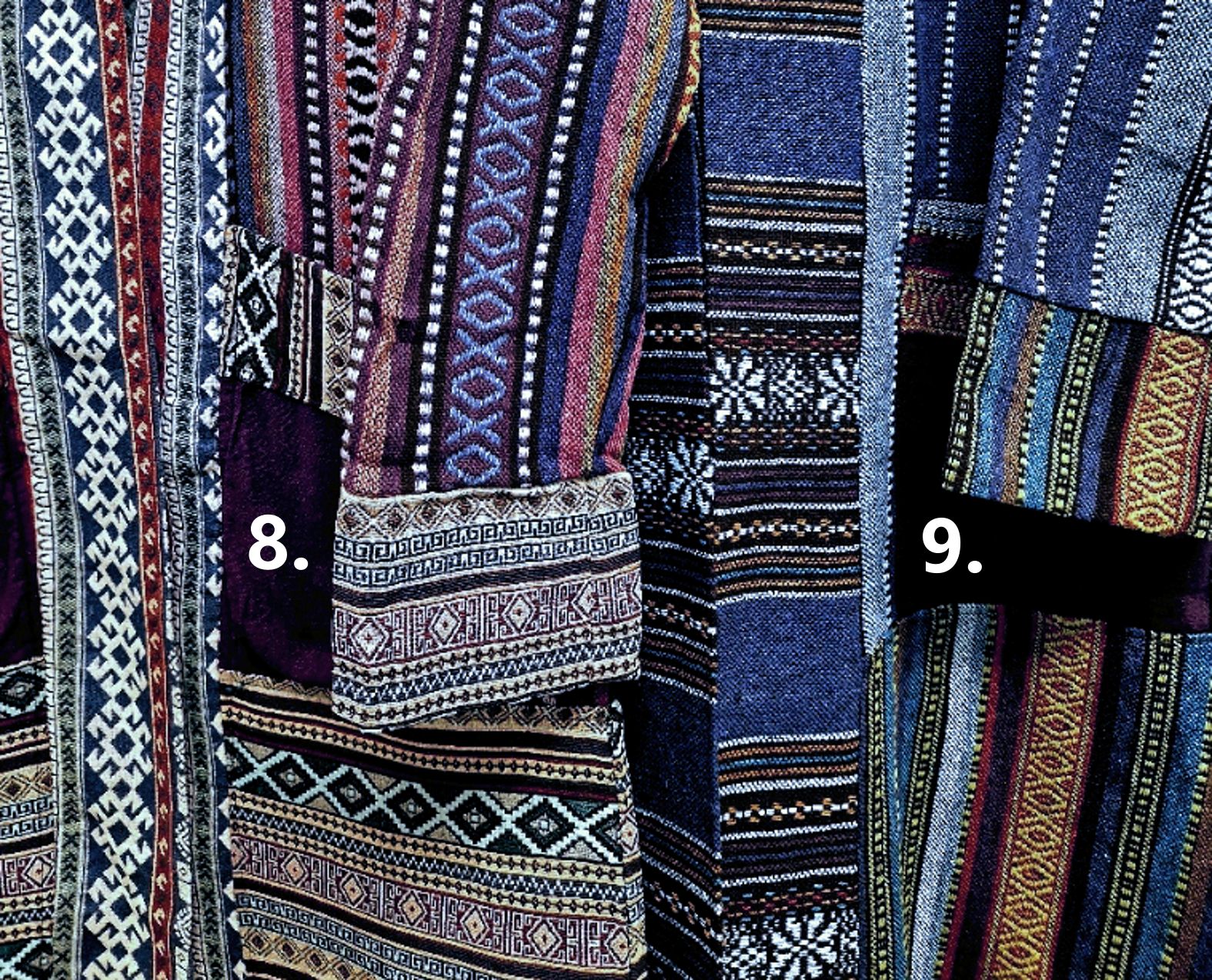 Kaftan i mönstrad bomull - 5