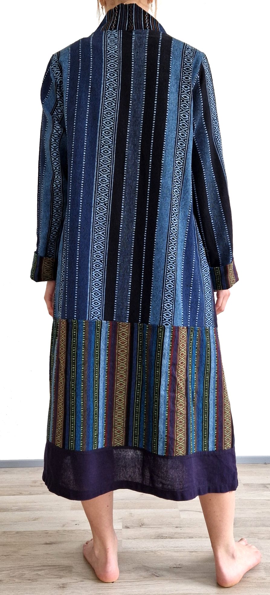 Kaftan i mönstrad bomull - 7