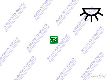 Symbolplatta SWF 511 "Innerbelysning"