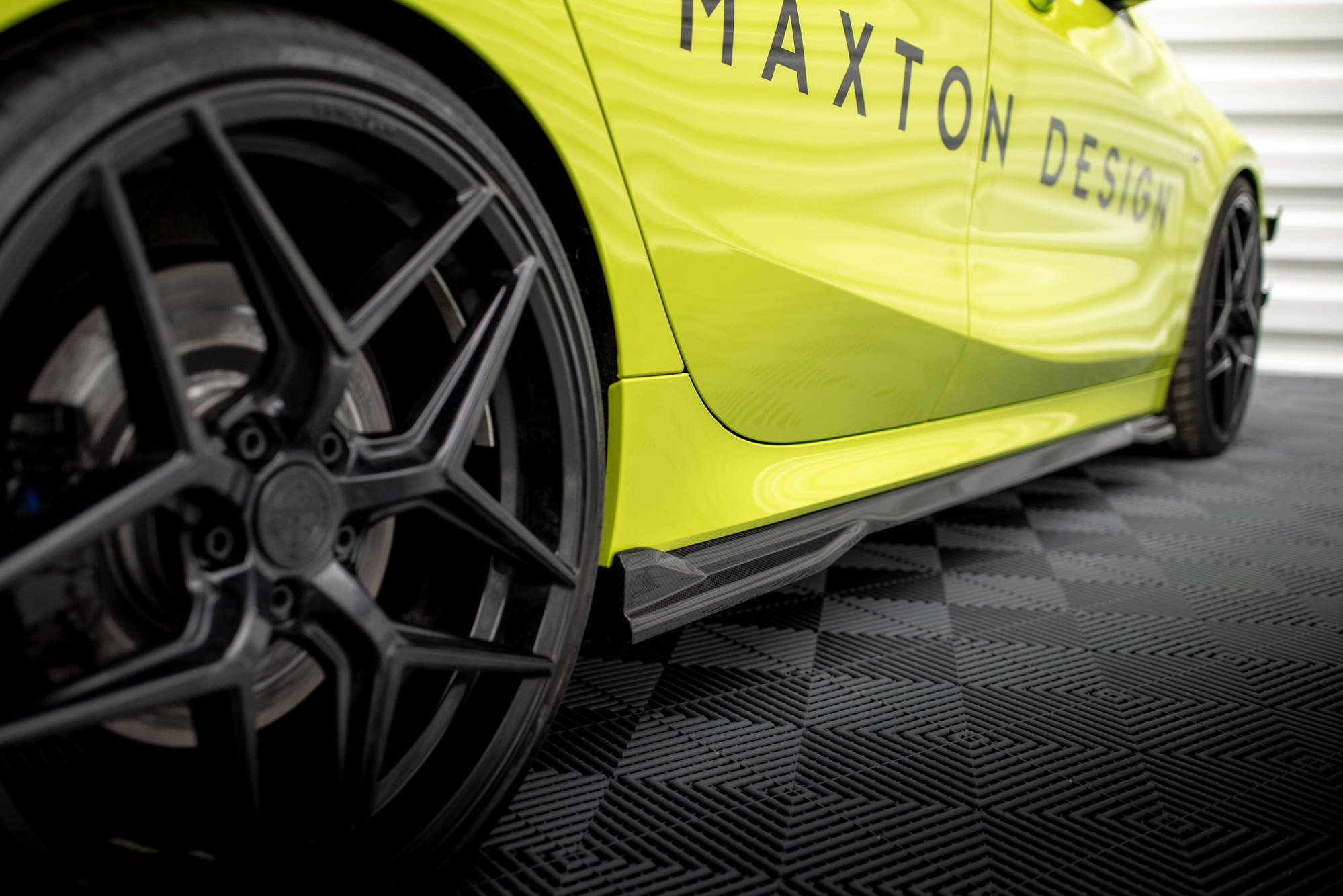 Kolfiber Sidokjolar BMW 1-serie F40 M-Paket / M135I (Maxton) - 7
