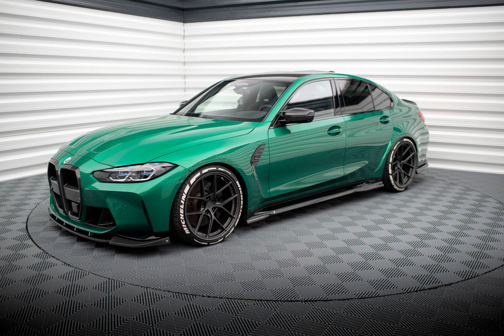 Kolfiber Sidokjolar BMW M3 G80 (Maxton) - 7