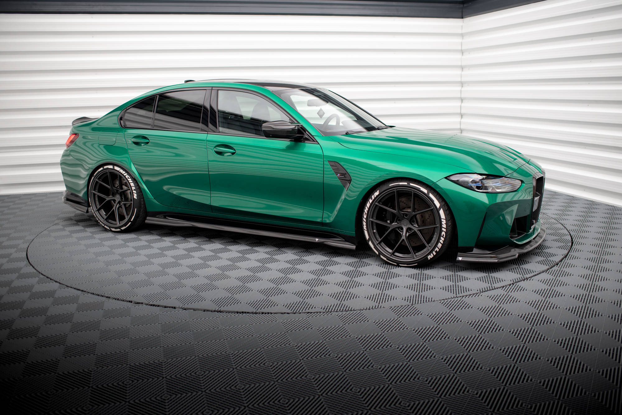 Kolfiber Sidokjolar BMW M3 G80 (Maxton) - 6