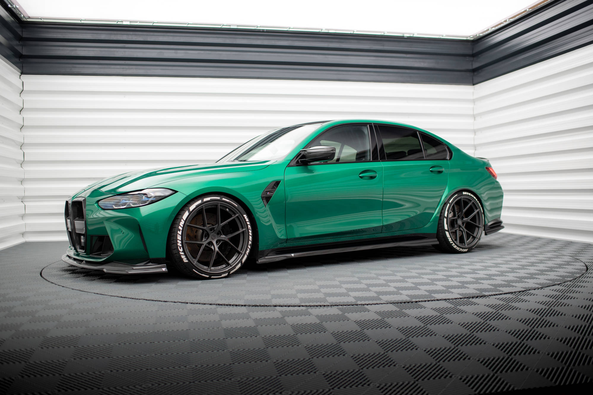 Kolfiber Sidokjolar BMW M3 G80 (Maxton) - 5