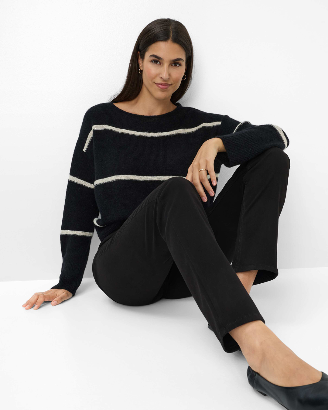 Jeans Mary svart lyocellbladning - 5