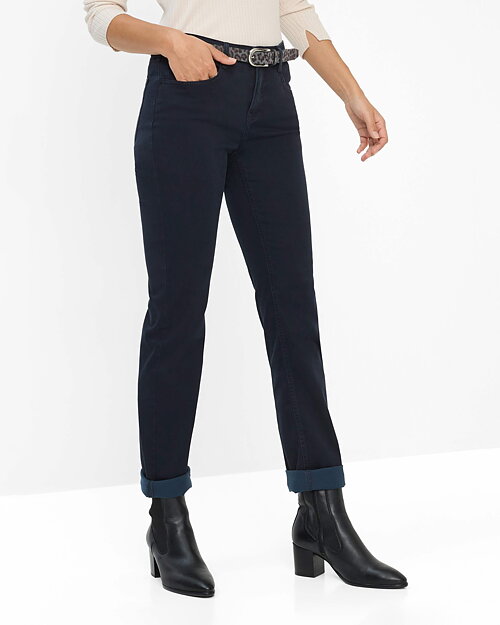 Jeans Mary marinblå lyocellbladning