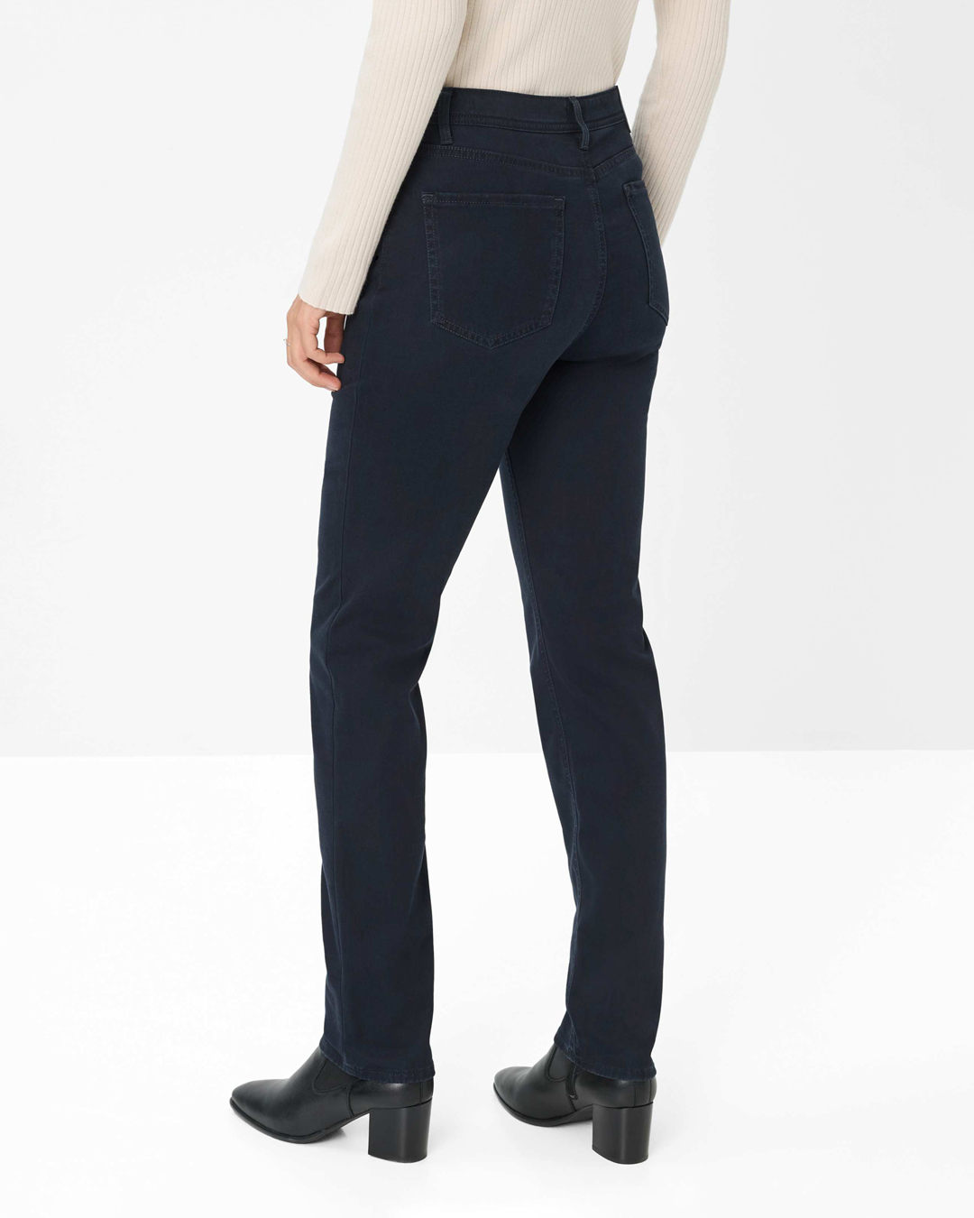 Jeans Mary marinblå lyocellbladning - 2