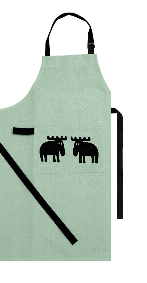 Apron Pastel Organic cotton, green