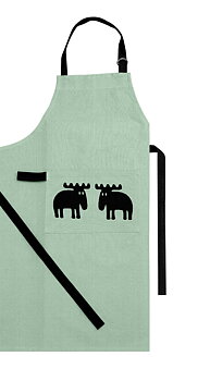 Apron Pastel Organic cotton, green