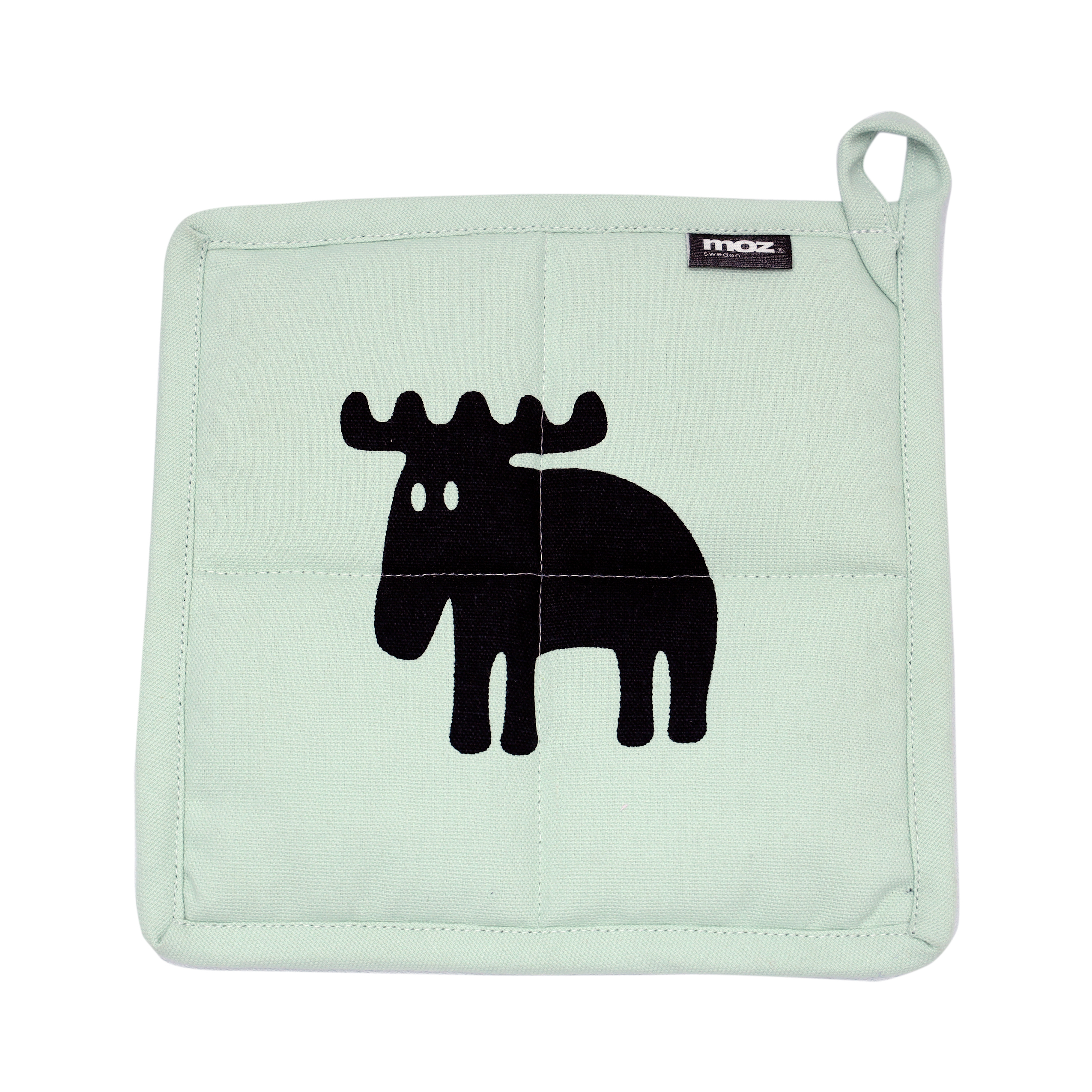 Pot holder Pastel Organic cotton, green
