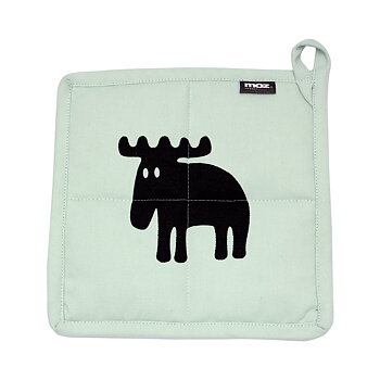 Pot holder Pastel Organic cotton, green