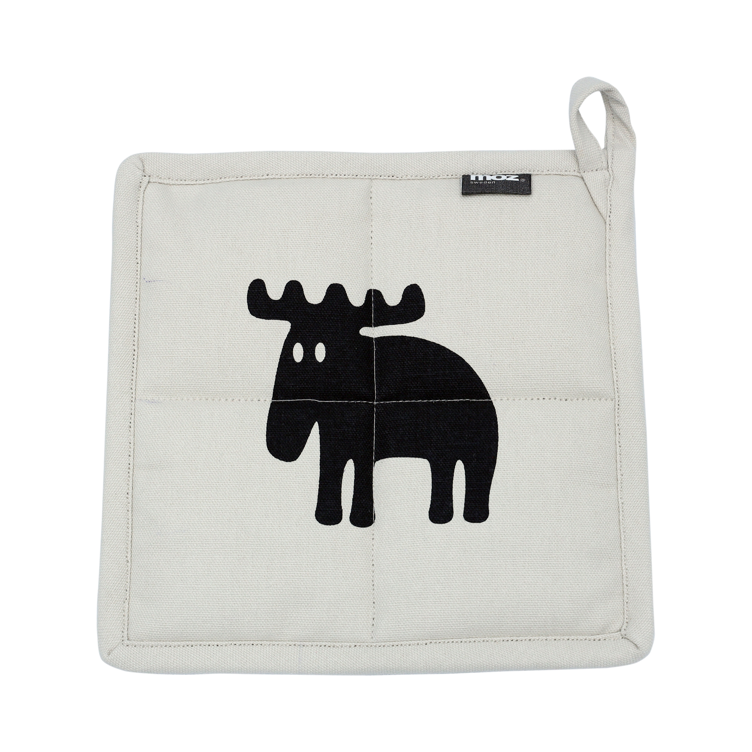 Pot holder Pastel Organic cotton, grey