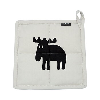 Pot holder Pastel Organic cotton, grey
