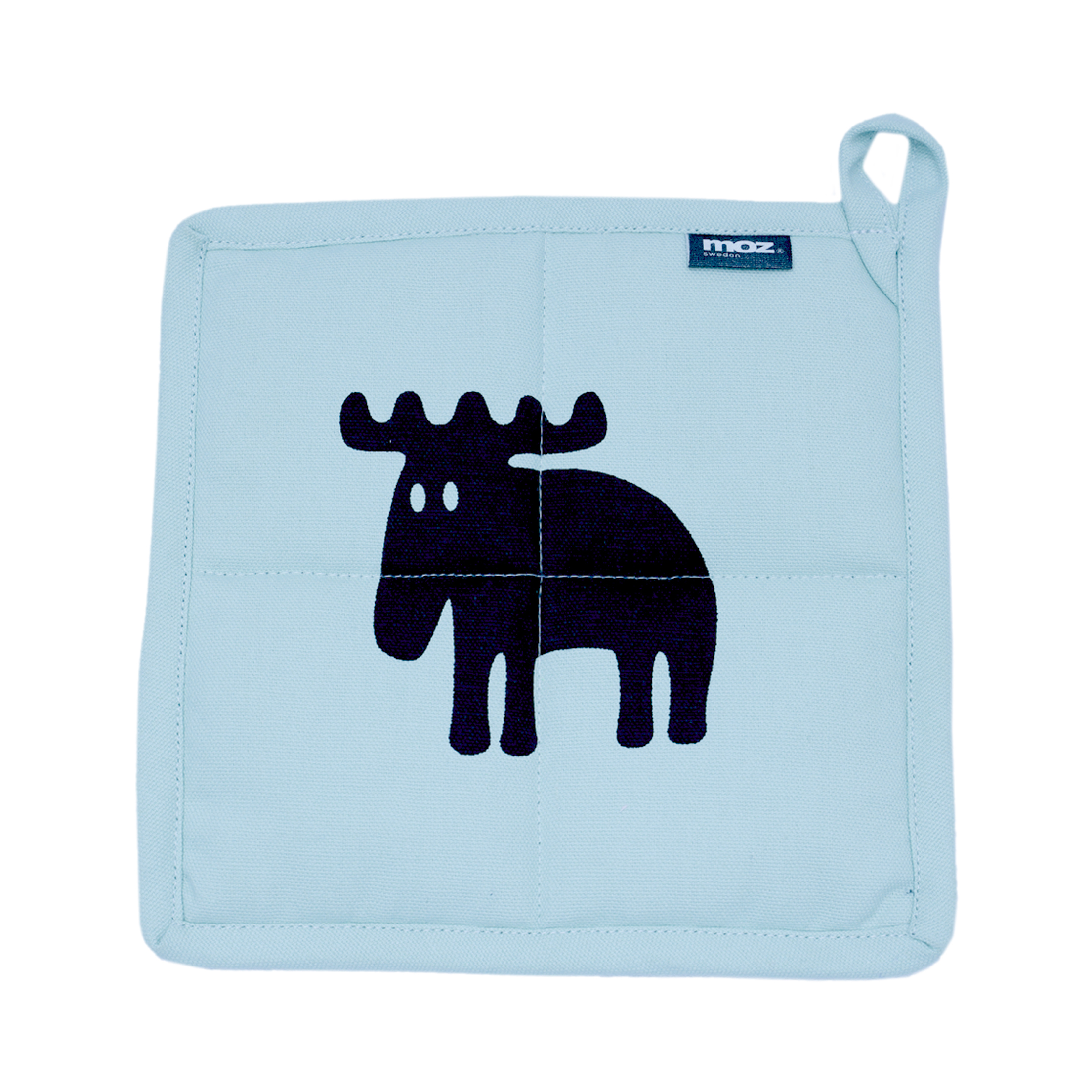 Pot holder Pastel Organic cotton, blue