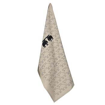 Kitchen towel Pastel Organic cotton, beige