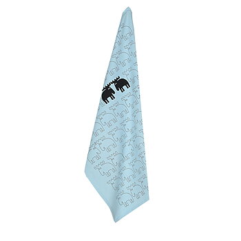 Kitchen towel Pastel Organic cotton, blue
