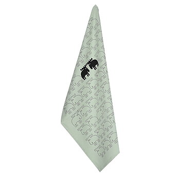 Kitchen towel Pastel Organic cotton, green
