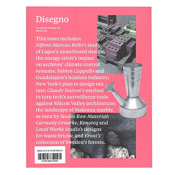 Disegno: The Quarterly Journal of Design #35