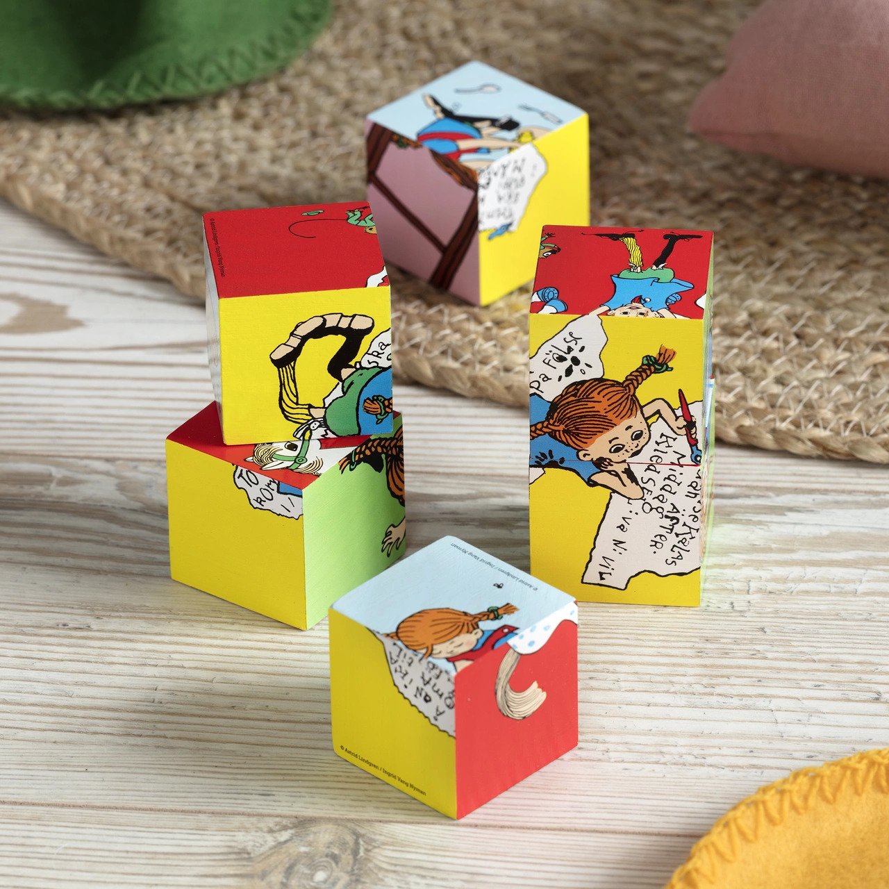 Pippi Puzzle Blocks, 6 pcs - 2