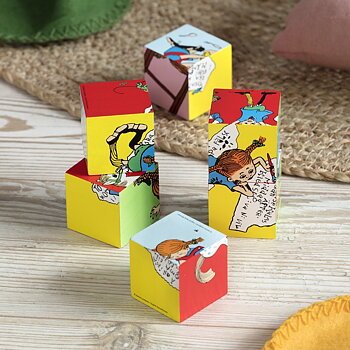 Pippi Puzzle Blocks, 6 pcs