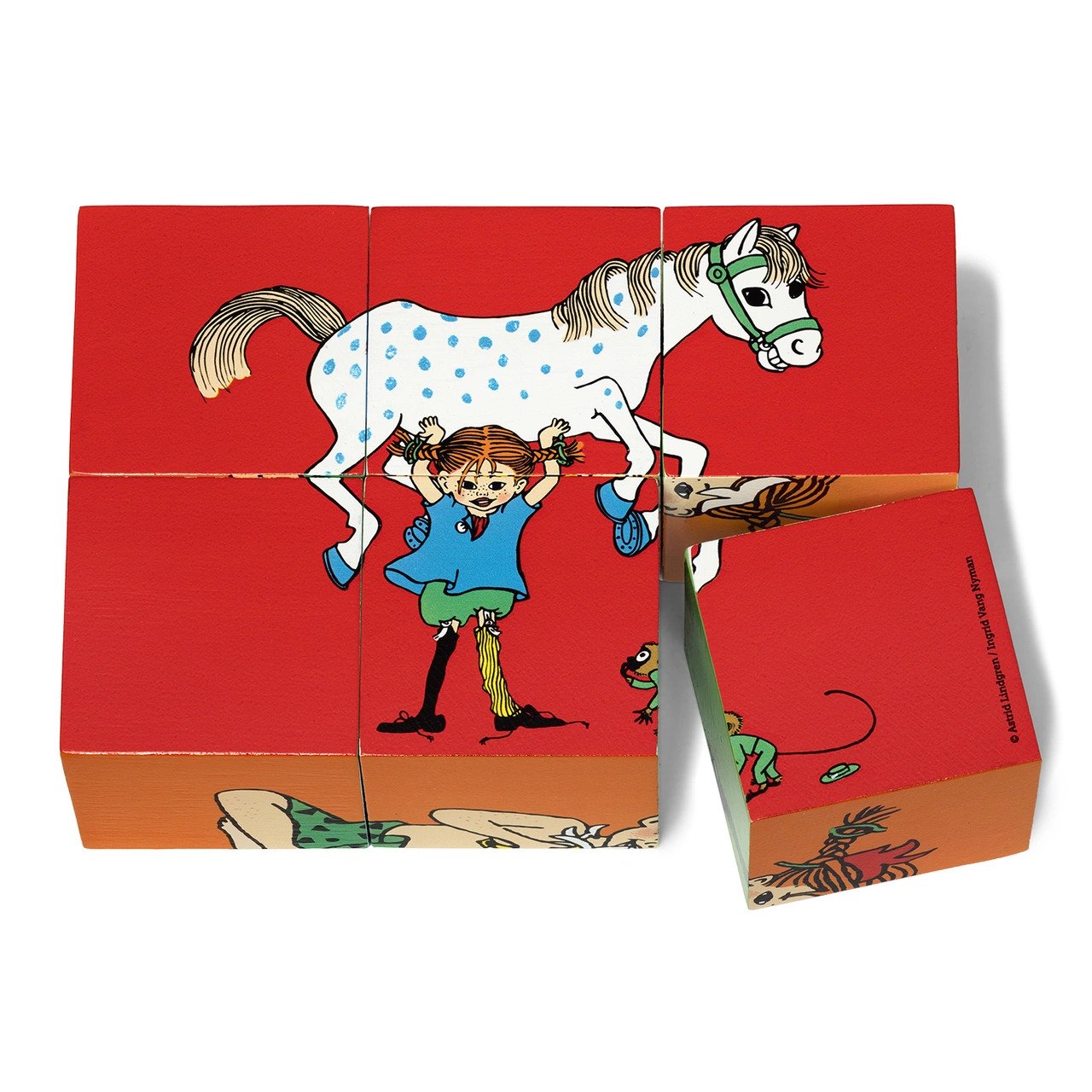 Pippi Puzzle Blocks, 6 pcs - 3