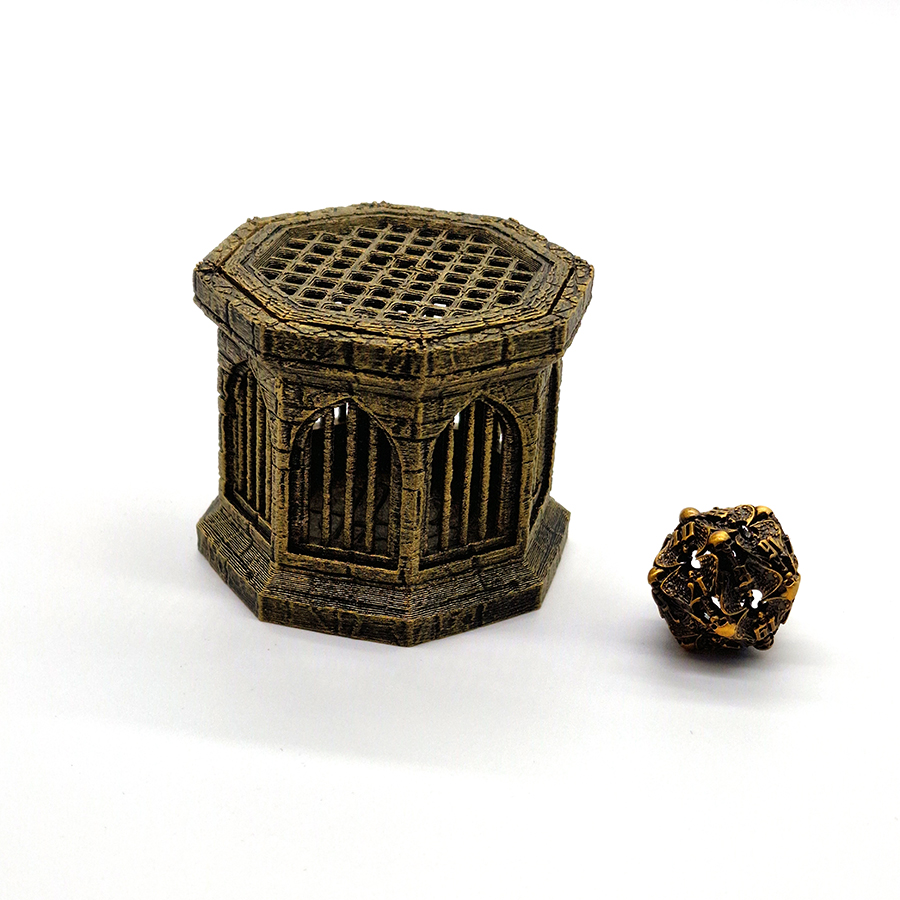 Dice Jail Brass