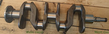 Crankshaft whit bearings