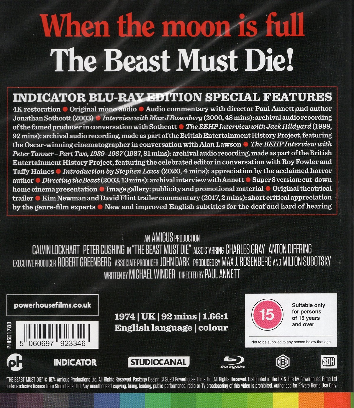 The Beast Must Die (ej svensk text) (Blu-ray) - 2