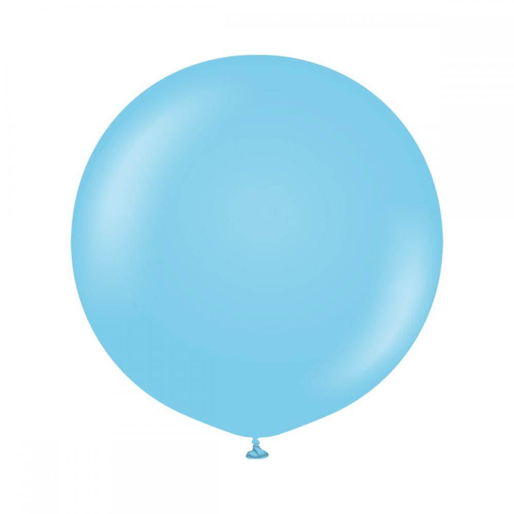 Babyblå Premium Latexballonger 60 cm