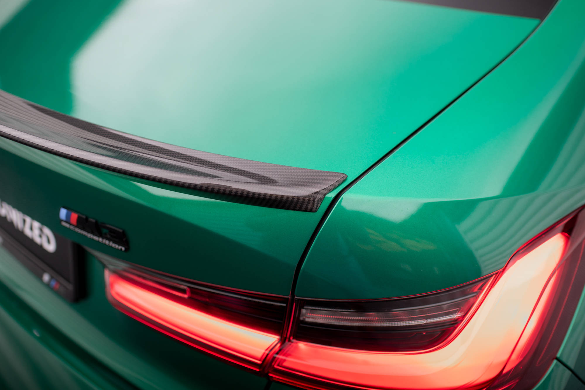 Kolfiber Spoilervinge BMW M3 G80 (Maxton) - 4