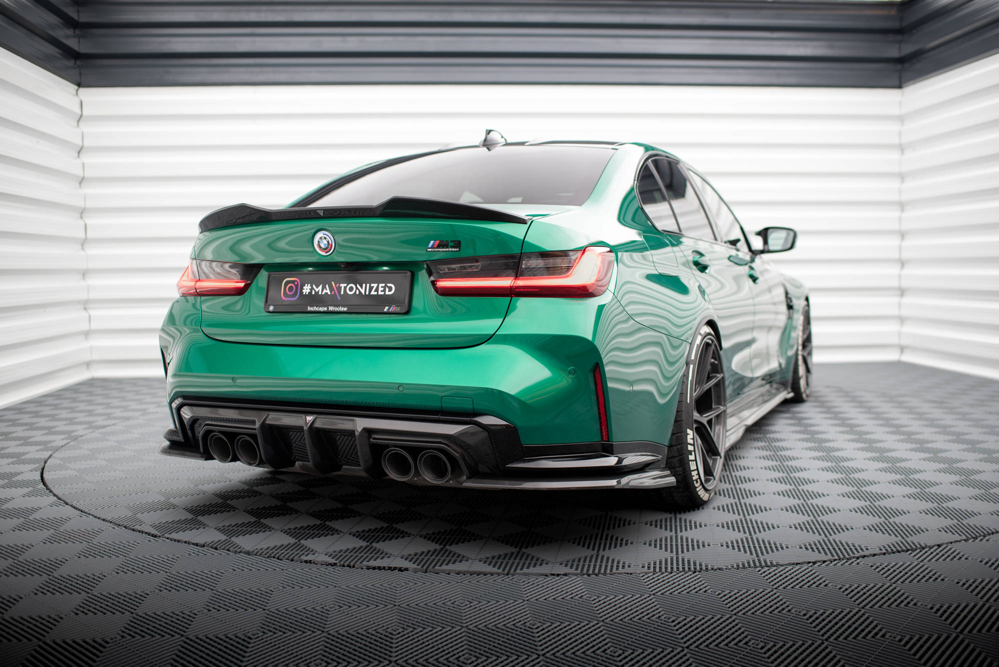 Kolfiber Spoilervinge BMW M3 G80 (Maxton) - 7