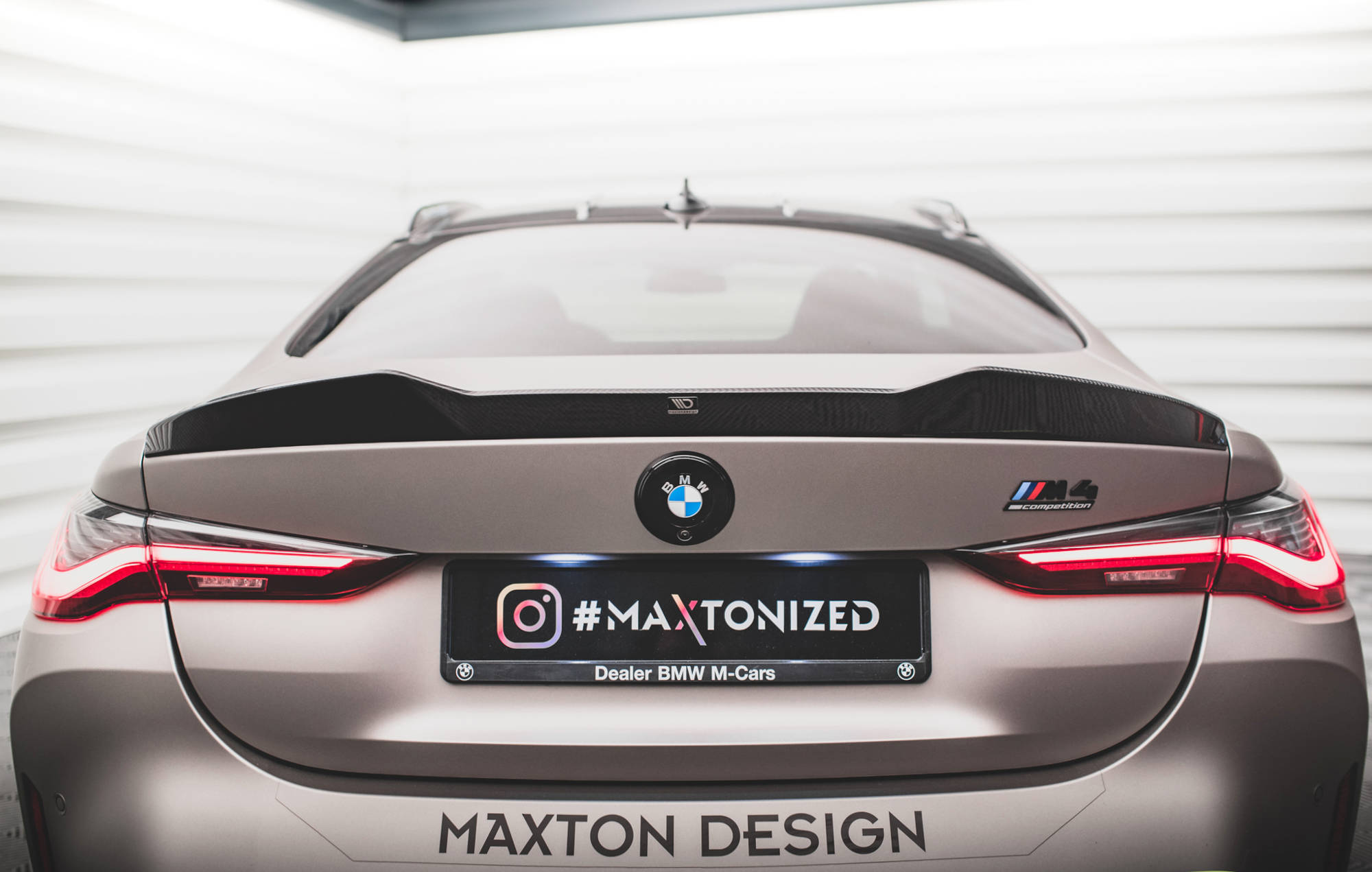 Kolfiber Spoilervinge BMW M4 G82 (Maxton) - 11