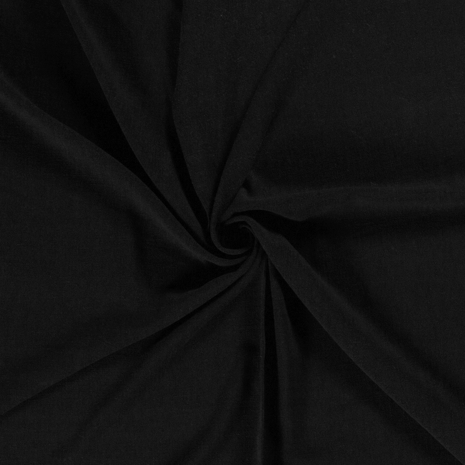 VISCOSE/LINNEN SLUB - BLACK - 2