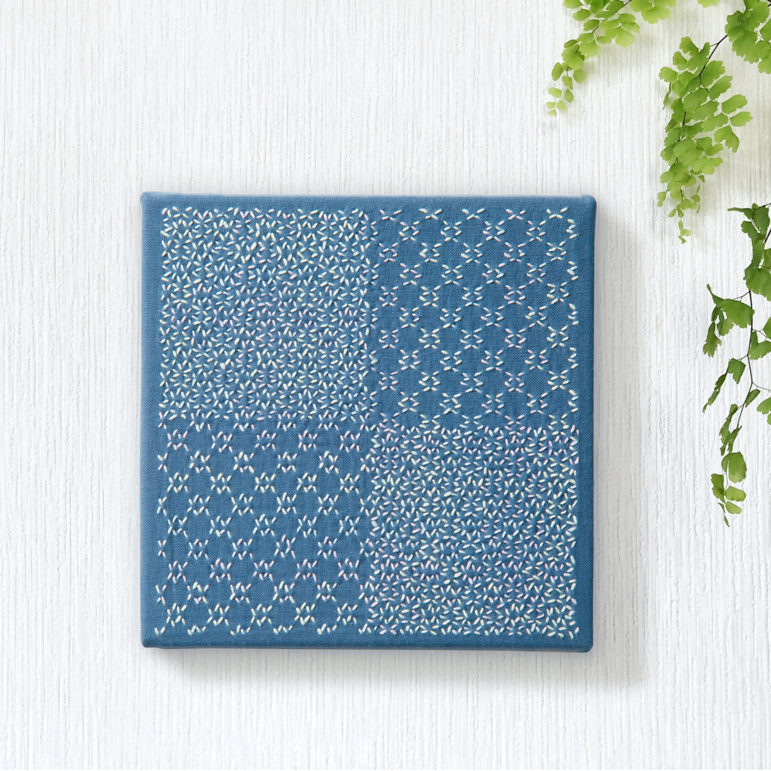 Sashiko Kit - Start kit Blue fabric - marita rolin/garn&design