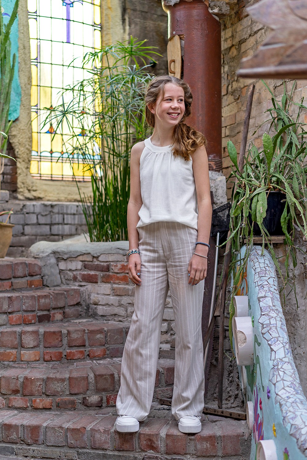 VISCOSE/LINNEN SLUB - OFF WHITE - 6