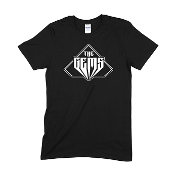 THE GEMS - T-SHIRT, WHITE LOGO
