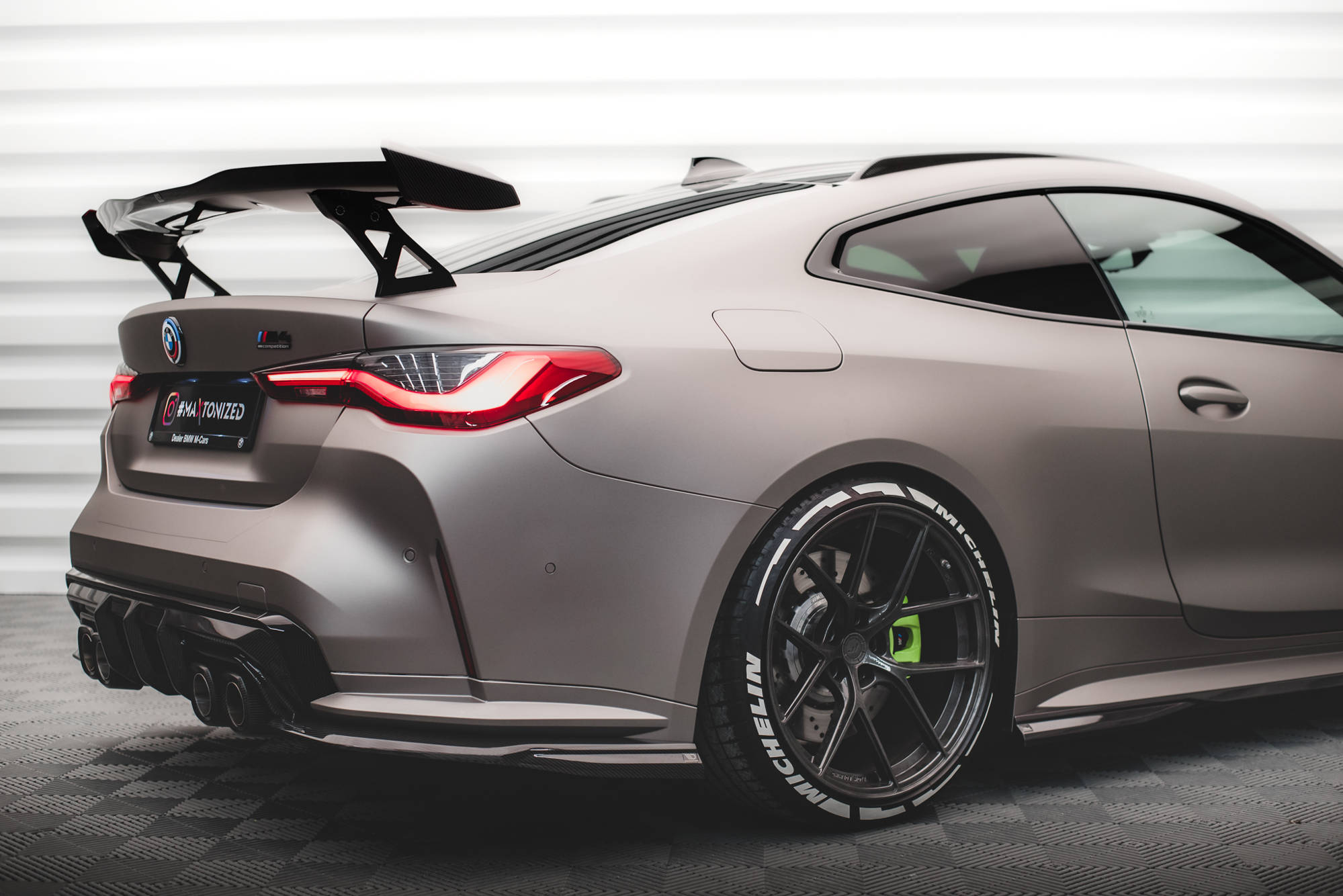 Kolfiber Bakre Sidosplitters BMW M4 G82 (Maxton)