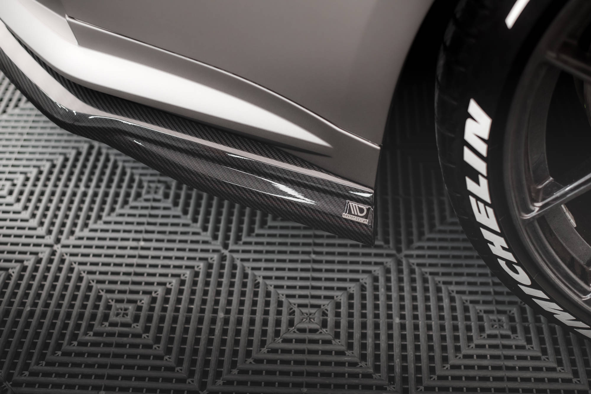 Kolfiber Bakre Sidosplitters BMW M4 G82 (Maxton) - 3
