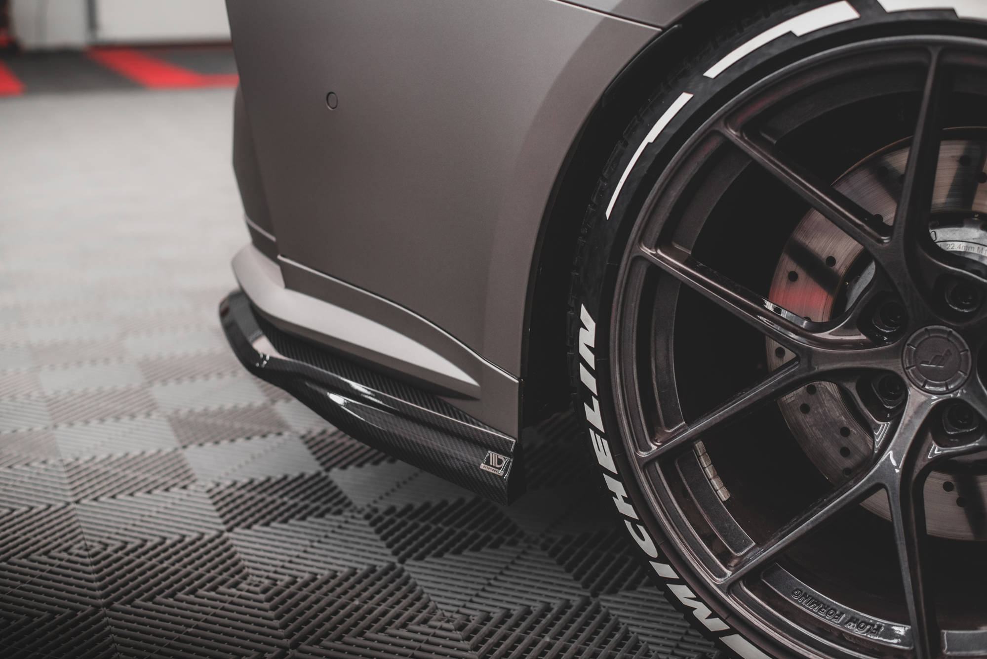 Kolfiber Bakre Sidosplitters BMW M4 G82 (Maxton) - 7