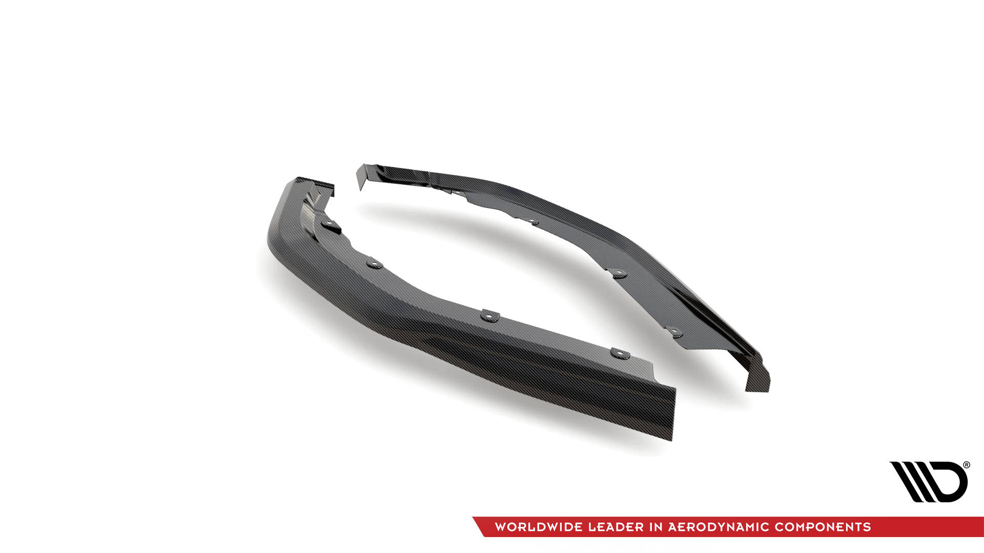 Kolfiber Bakre Sidosplitters BMW M3 G80 (Maxton) - 7