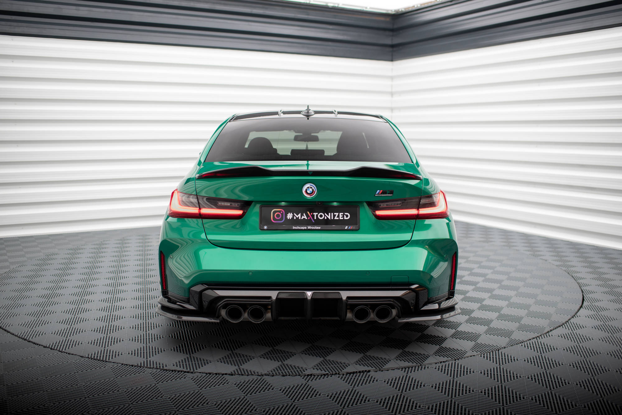 Kolfiber Bakre Sidosplitters BMW M3 G80 (Maxton) - 3