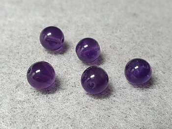 Ametist rund kula ca. 6mm ( 1,0 mm ok ) 5st/fp Pris/fp