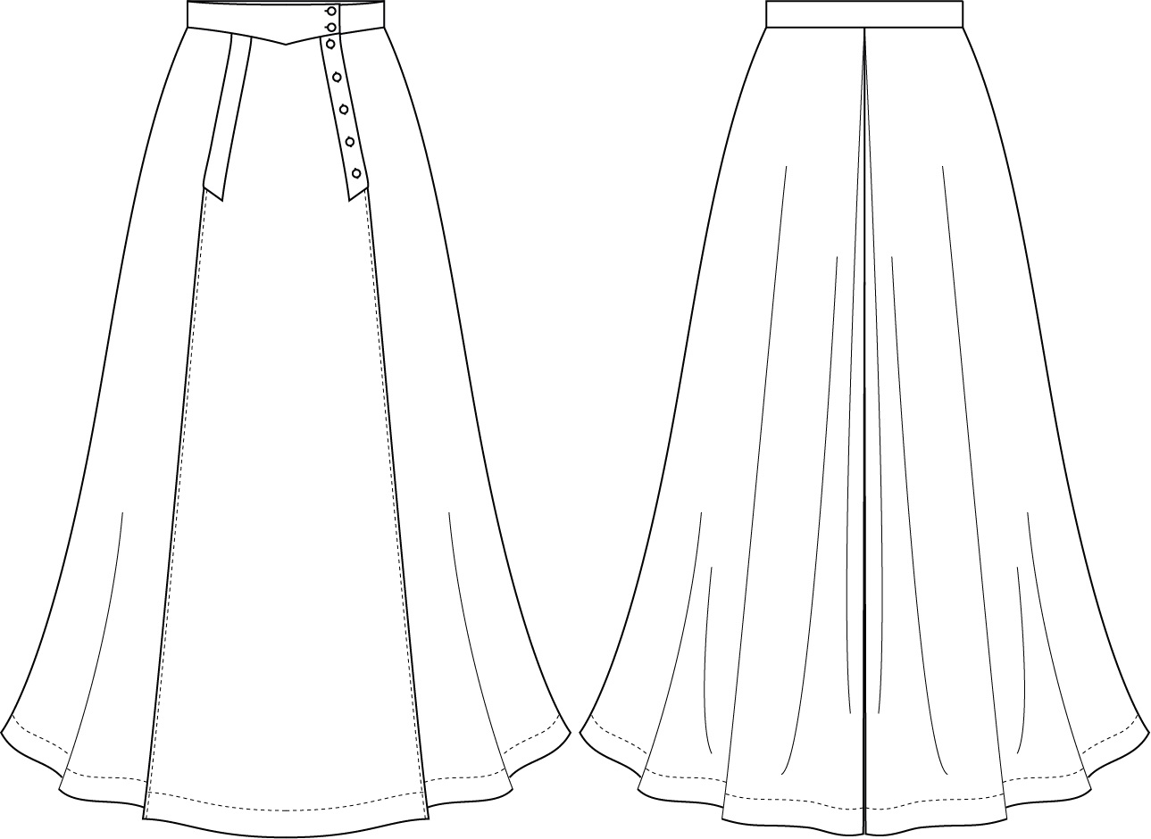 The Secret Split Skirt - 23