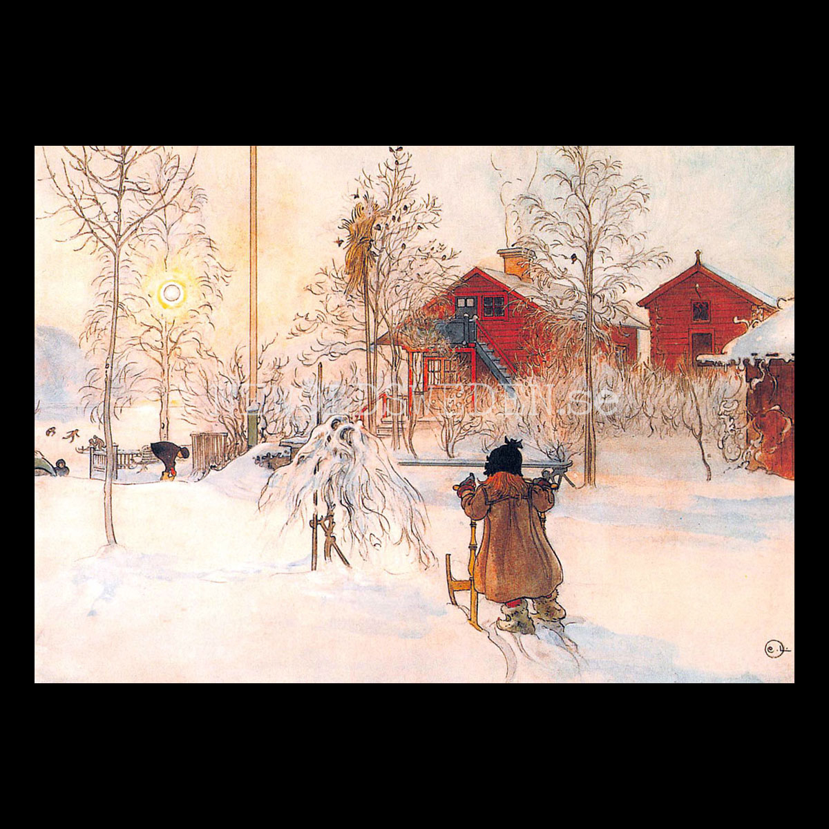 Gården och brygghuset - Carl Larsson - 907