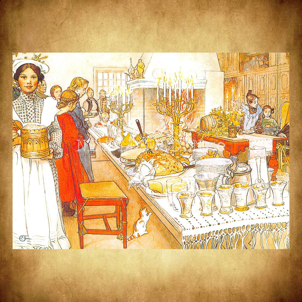 Julafton - Carl Larsson - 907 - 2