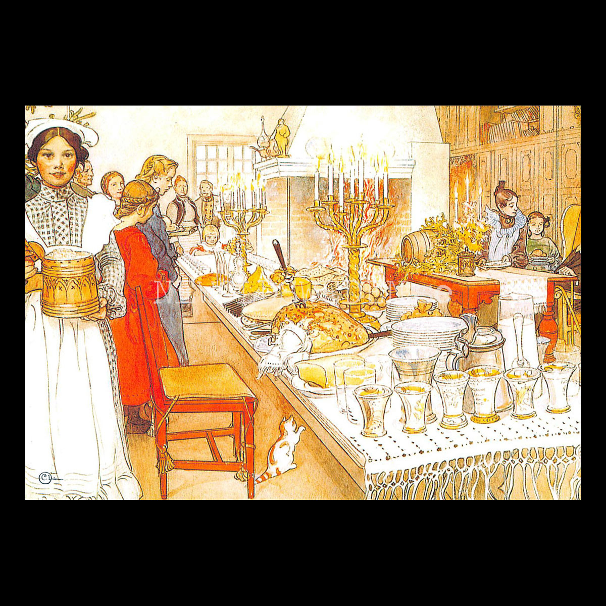 Julafton - Carl Larsson - 907